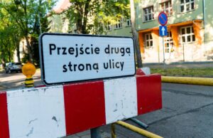 Chodnik na ul. Jasnej w remoncie