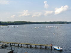 Biało nad Trzesieckiem