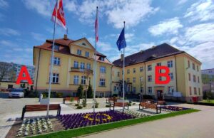 Do starostwa tylko wejściem bocznym