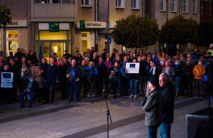 Szczecinek również dołączył do prounijnych manifestacji