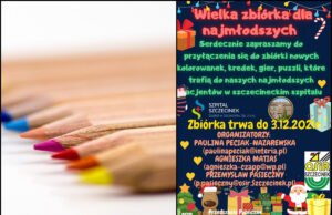 Dziś Dzień Kredki, pomóżmy z tej okazji małym pacjentom w Szczecinku!