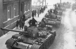 Czołgi na ulicach kraju