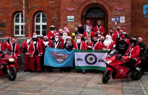 Motomikołaje na Placu Wolności