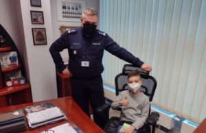 Marzył o zostaniu policjantem. Szczecineccy mundurowi pomogli