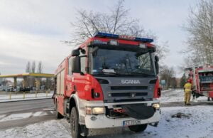 Pożar w pustostanie na ul. Cieślaka