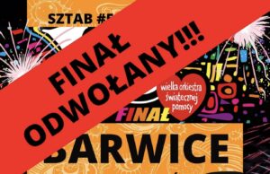 Barwice również odwołują finał WOŚP