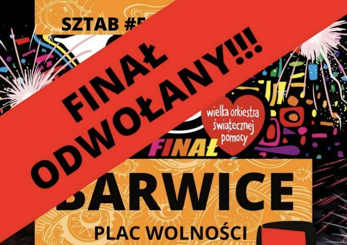 Barwice również odwołują finał WOŚP