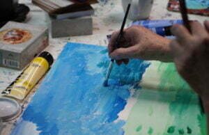 Warsztaty malarskie w Strefie Aktywnego Seniora