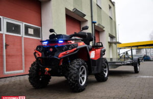 Do szczecineckich strażaków trafił quad