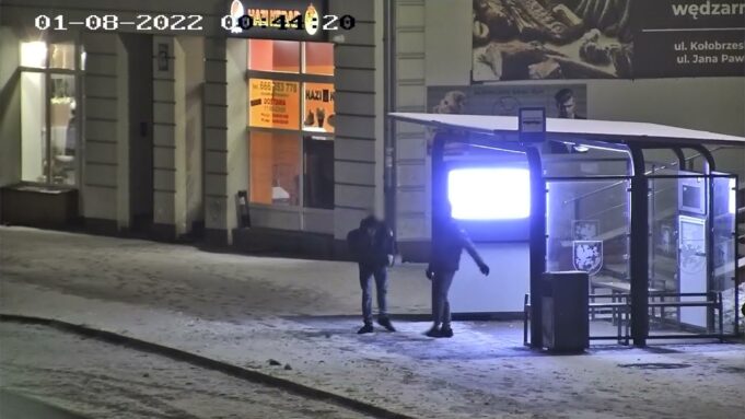 Demolka na przystanku w Szczecinku