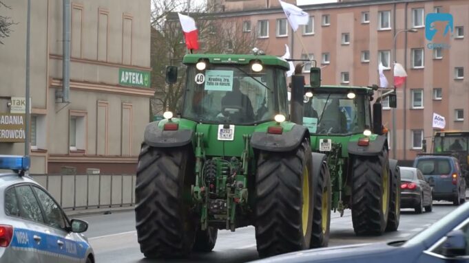 Protesty AgroUnii w Szczecinku