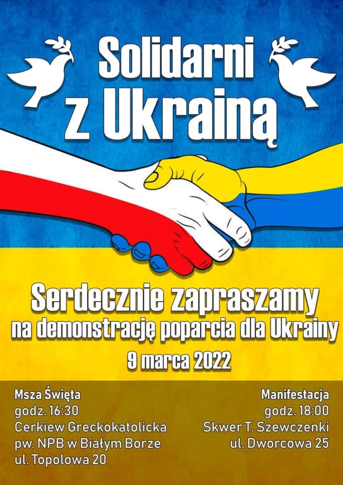 Biały Bór zaprasza: okaż solidarność z Ukrainą!