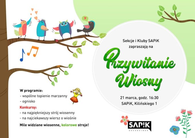 SAPiK zaprasza dzieci na powitanie wiosny