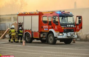 Niespokojna niedziela strażaków