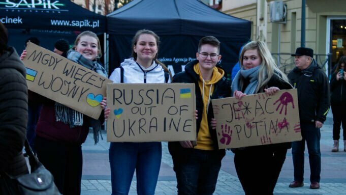 Szczecinek solidarny z Ukrainą