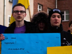 Manifestacja solidarności z Ukrainą