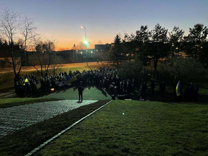 W Białym Borze zamanifestowano poparcie dla Ukrainy