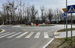 Szczecinek z nową ulicą oraz rondem