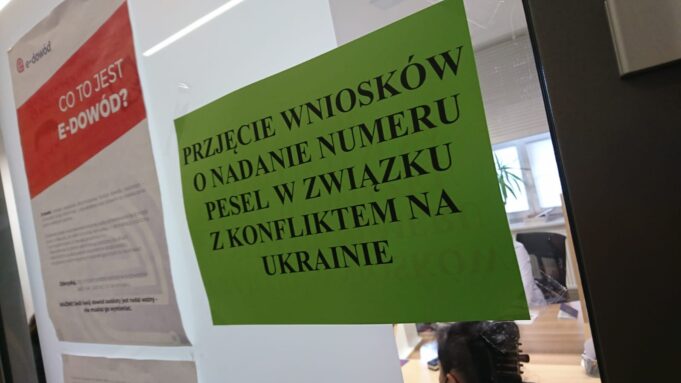Ruszyło nadawanie PESELI uchodźcom