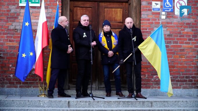 Szczecinek solidarny z Ukrainą 🇵🇱 🤝 🇺🇦