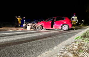 Dwoje rannych po zderzeniu Audi i Alfy Romeo