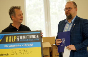 Holender z gminy Szczecinek pomaga Ukraińcom