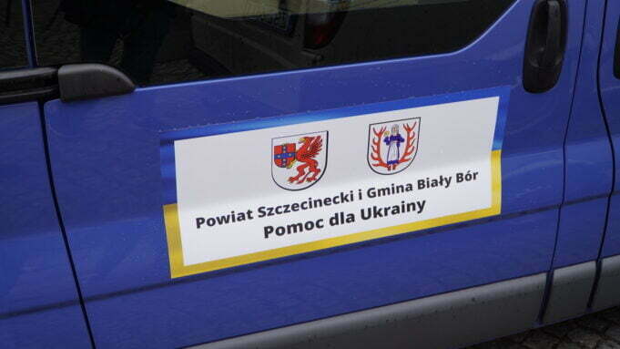 Wyjazd konwoju z pomocą dla Białej Krynicy