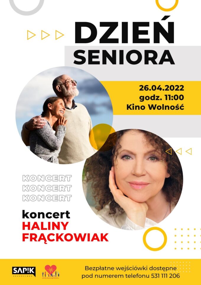 Spóźniony prezent dla seniorów: koncert Haliny Frąckowiak