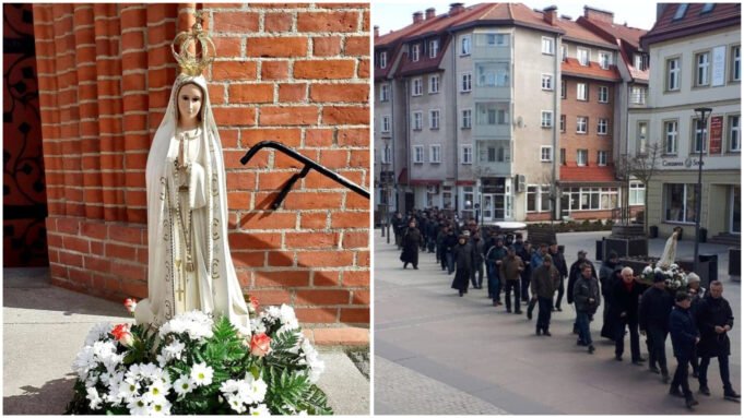 Męski różaniec tym razem dotarł na Zachód