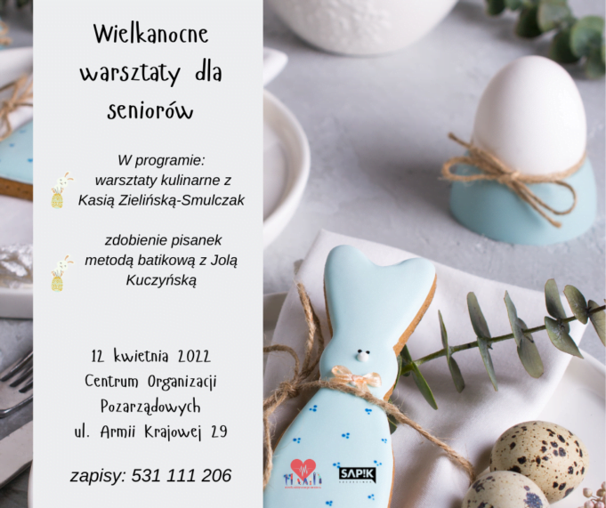 Strefa Aktywnego Seniora zaprasza na wielkanocne warsztaty
