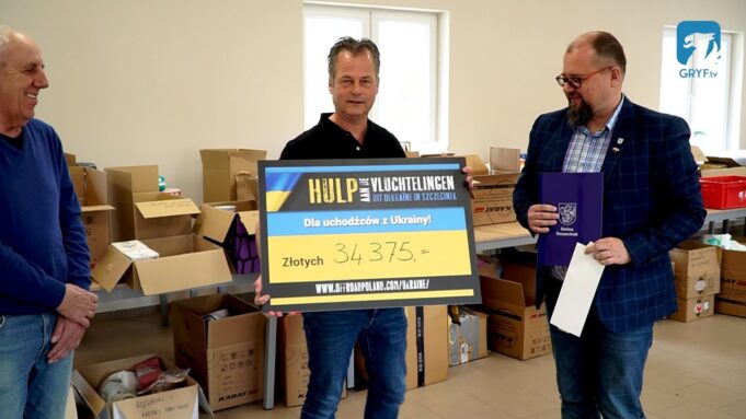 Holender z gminy Szczecinek pomaga Ukraińcom
