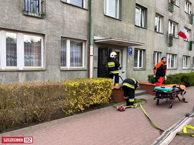 Pożar mieszkania na ul. Mierosławskiego