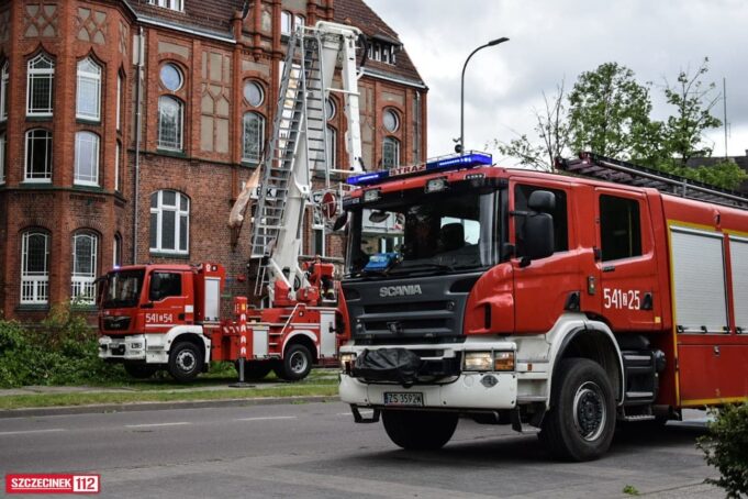 Niespokojny poranek strażaków