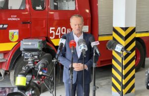 Donald Tusk w OSP Grzmiąca