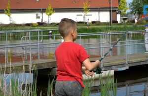 Sekcja wędkarska CEEiRJ na Jeziorku Kopernika