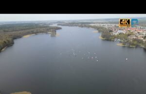 Dron 4K – Regaty o Puchar Starosty Szczecineckiego na jeziorze Trzesiecko