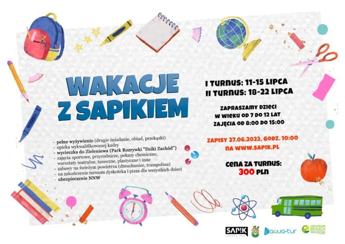 SAPiK zaprasza na półkolonie