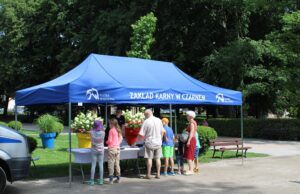 Służba Więzienna w parkowym anturażu