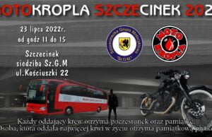Motocykliści organizują zbiórkę krwi