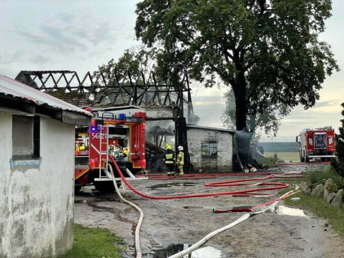 Za strażakami bardzo ciężki tydzień