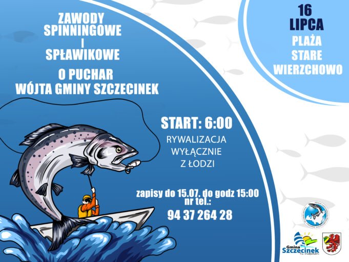 Gmina Szczecinek zaprasza na zawody wędkarskie