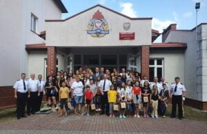 Ukraińska młodzież u strażaków w Bornem Sulinowie fb/Tomasz Wójcik