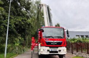 Pożary śmieci i pomoc dla karetki pogotowia