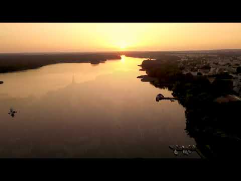 Zachód słońca nad Szczecinkiem – DRON 4K
