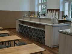 Zmodernizowane sale w szczecineckim I LO