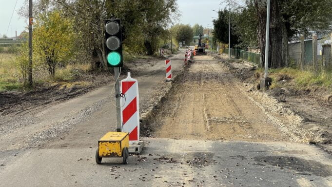 Prace na Rybackiej trwają