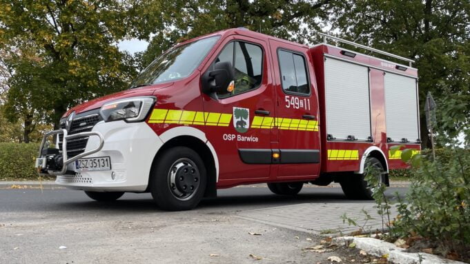OSP Barwice powitała nowy wóz strażacki