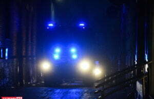 Spalenizna w mieszkaniu i ratunek w windzie