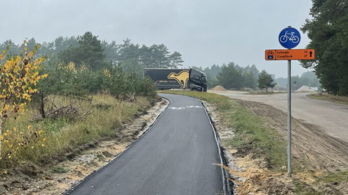 Droga z Łubowa do Bornego Sulinowa na ukończeniu
