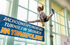 Szczecinek mocny na trampolinie